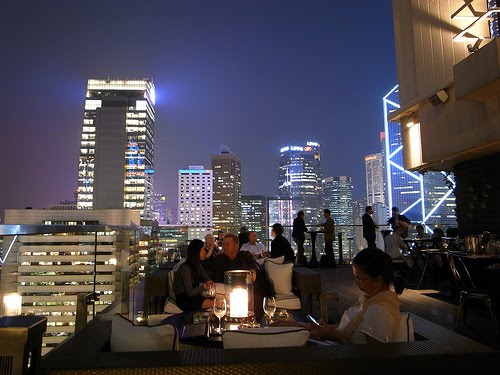 Sevva Rooftop Bar Central Hồng Kông