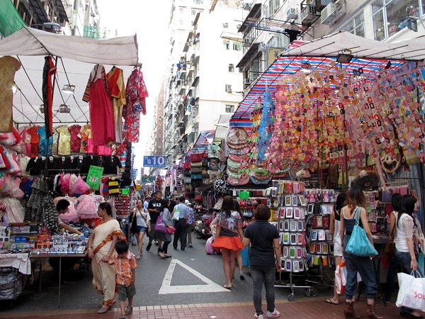chợ quý bà, sống đêm tại Cửu Long Hồng Kông