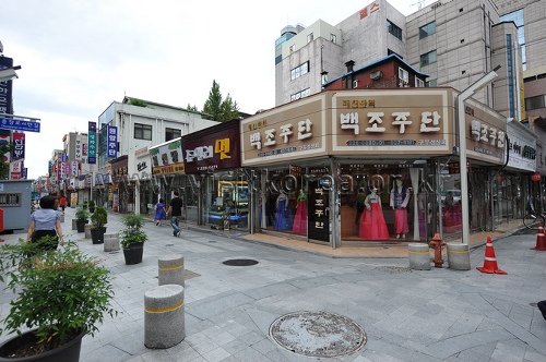 phố Chungjangno, điểm mua sắm tại Hàn Quốc